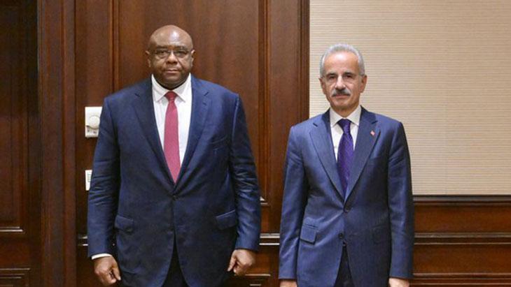 Bakan Uraloğlu, Kongolu mevkidaşı Bemba ile görüştü