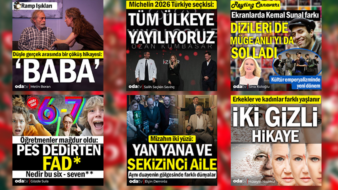 Odatv’den hafta sonuna özel altı manşet: Bu yazılar kaçmaz