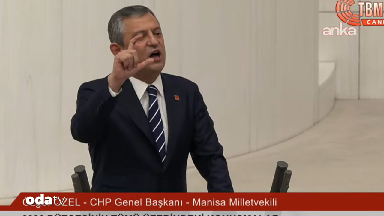 Özgür Özel’den bütçe konuşmasında sert sözler