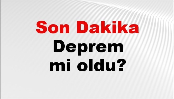 Son dakika Hatay’da deprem mi oldu? Az önce deprem Hatay’da nerede oldu? Hatay deprem Kandilli ve AFAD son depremler listesi 11 Ocak 2026